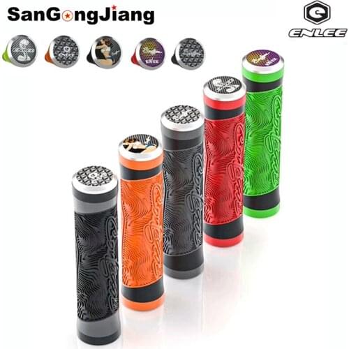 ENLEE Mountain Bike Handle Silicone Grips cover non-slip shockproof grip cover BMX MTB Road/Folding Bicycle steering wheel Parts