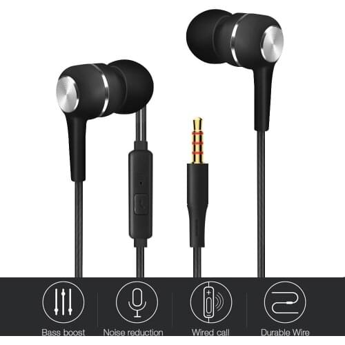 S12 Sport Earphone Wired Super Bass 3.5mm Headset Earbud Colorfu earphonel with Microphone for xiaomi Samsung phones headset