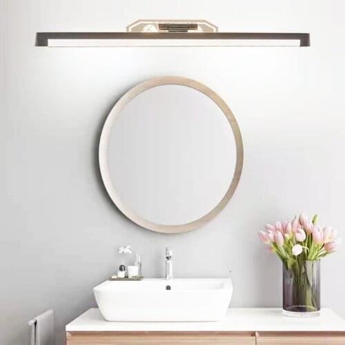 Bathroom Mirror Front Light LED Tri-color Dimmable Light Bathroom Mirror Cabinet Dresser Mirror Cabinet Light