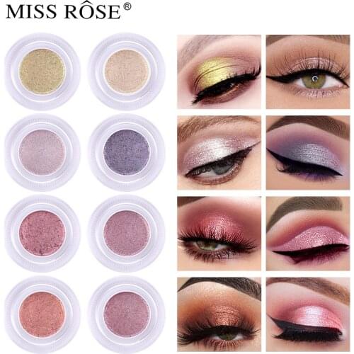MISS ROSE Mermaid Eye Shadow Flash Powder Colorful Gold Cong Eye Shadow Bling Highlight Paste Face Highlight Liquid Flash Powder