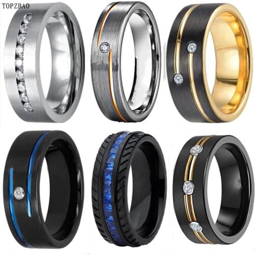 TOPZBAO Rings With Diamonds