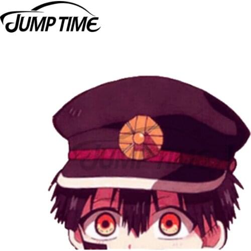 Jump Time 13 x 8.8cm For Tsukasa Peeker Car Stickers Cartoon Motorcycle Refrigerator Decal Windshield Waterproof Graphics