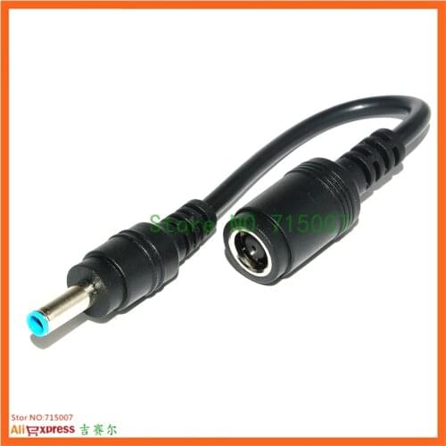 Female 7.4mm x 5.0mm to 4.5mm x3.0mm Male Charger Adapter Power Connector Converter Cable DC Jack for Dell Hp
