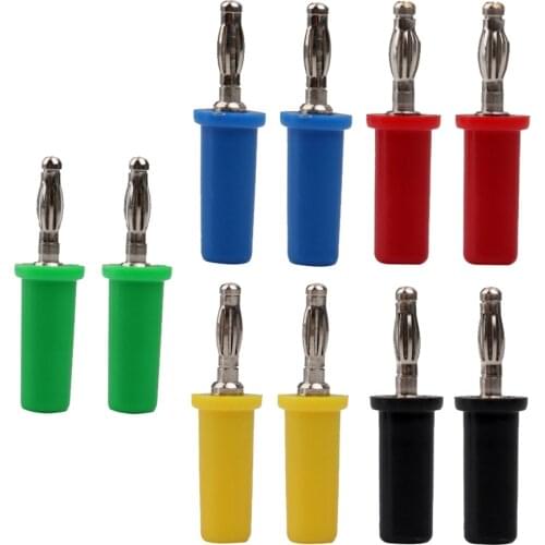 10pcs 4mm Banana Plug Male For Binding Post Speaker Power Test