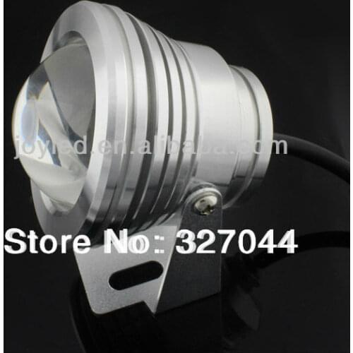 10pcs/lot 10W 12V 800LM IP68 Swimming Pool Lamps Underwater Led Lights With Convex Glass Lenses