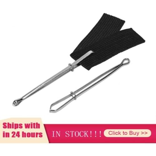 2pcs/set Stainless Steel Cited Clips Elastic Belt Wearing Rope Weaving Tool Bag Wrap Rope Wearing DIY Apparel Sewing Accessories