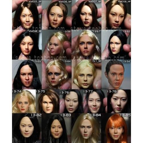 1/6 scale figure accessories woman headsculpt Head carved for 12" Action Figure Doll.Not included body and clothes