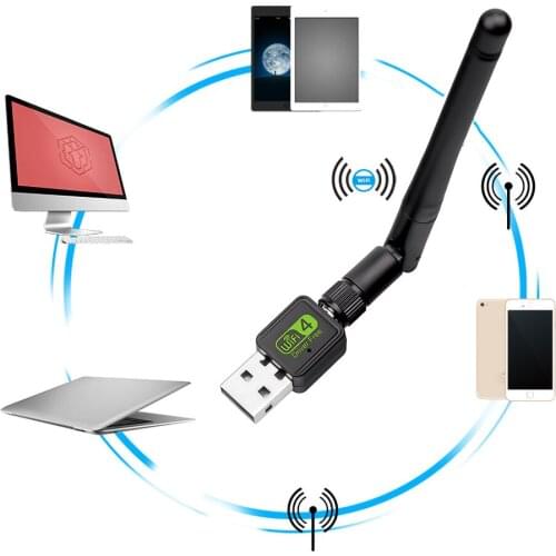 Wireless USB Adapter WiFi Adapter 2db Network Card Wifi Dongle 150Mbps 802.11b/g/n Network LAN Card