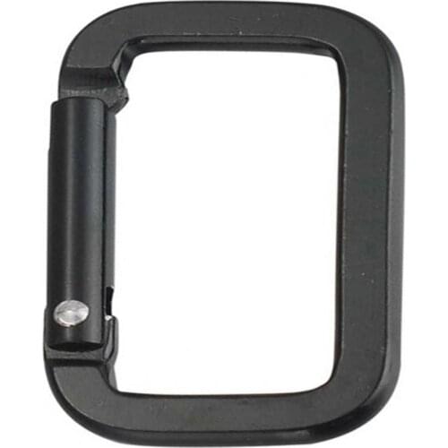 Safe Multi-Function Square Mini Hanging Buckle Aluminum Alloy Carabiner for Outdoor