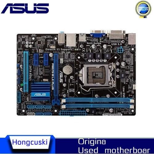 ASUS P8B75-M LX PLUS motherboard DDR3 LGA 1155 Solid Capacitor B75 Desktop motherboard Free shipping