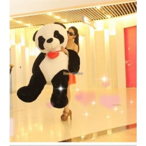 Fancytrader 63'' / 160cm Giant Stuffed Cute Mascot Panda Gift Free Shipping accept Dropshipping FT50005