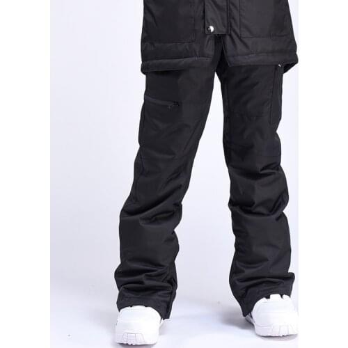 Ski Pants Men And Women Outdoor High Quality Windproof Waterproof Warm Couple Snow Trousers Winter Ski Snowboard Pants