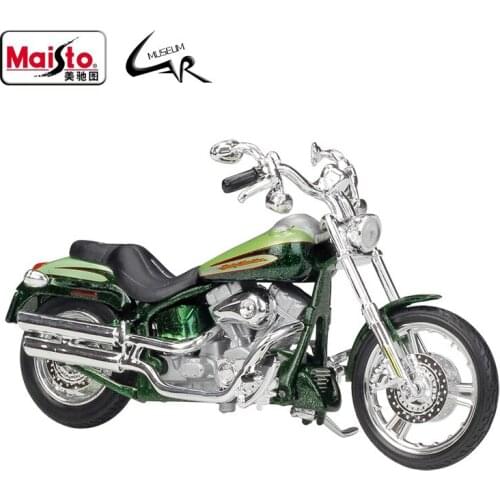 Maisto 1:18 Harley 2004 FXSTDSE CVO Model Car Simulation Alloy Motorcycle Metal Toy Car Childrens Toy Gift Collection