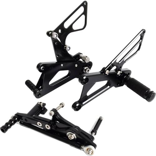Motorcycle Rearset Rear Set Footpegs Adjustable for Triumph Daytona 675 06-12 Adjustable Rearsets Rear Set Footrests