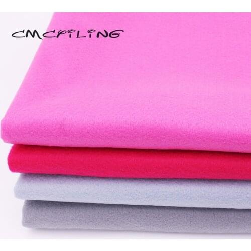 CMCYILING Soft Felt Fabric For Kids Needlework DIY Sewing Dolls Crafts Polyester Cloth 45*110CM