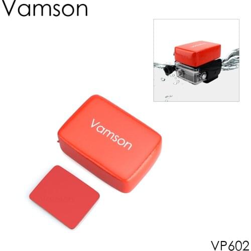 Vamson for GoPro8 7 6 Accessories Floaty Block Sponge with Sticker Adhesive For GoPro Hero5 4 3+2 1 for yi 4K for SJCAM VP602