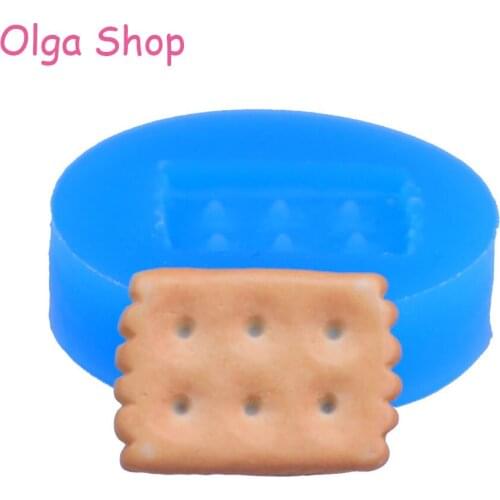 QYL168 Rectangular Biscuit Mold Cookie Silicone Mould - Polymer Clay Sugarcraft Cabochon Charms Molds, Jewelry Mould Food Safe