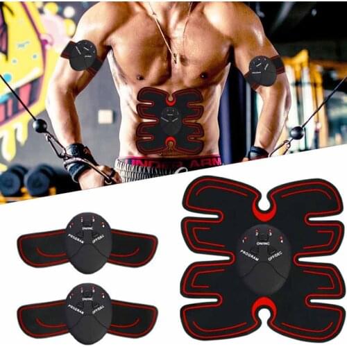 Electrostimulation Abdominal Muscle Stimulator EMS Trainer Vibration Exercise Massager Toning Belt Abdomen Gym Workout Equipment