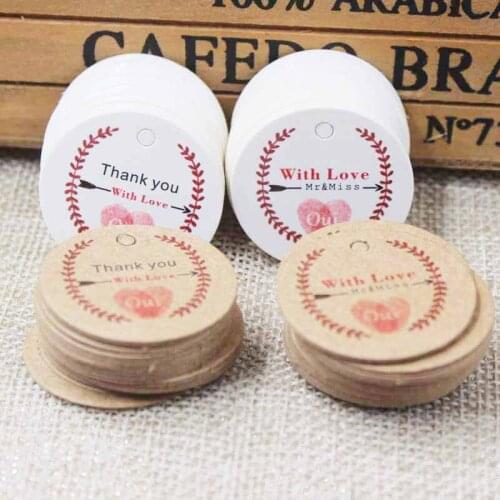 Vintage handmade wedding tag label ,vintage thank you hang tag for gifts ,candy favors display sweet love label tag 3cm100pcs