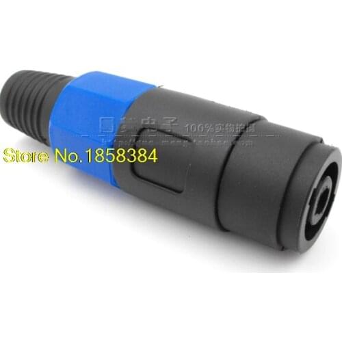 20pcs/lot Speaker insert female head, four core ring ohm connector, speaker horn connector, 4FC aviation female plug longer