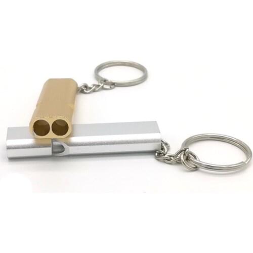 100PCS High-Quality Sports Training Tools Survival Supplies Outdoor Adventure Equipment Whistle Treble Two-Hole Whistle