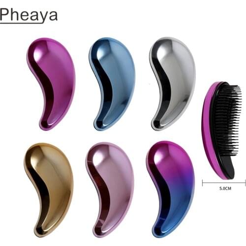 Pheaya Mirror Hair Brush Women Man Barber Combs Massage Anti-static Reduce Hairloss Barber Accessories Styling Tools
