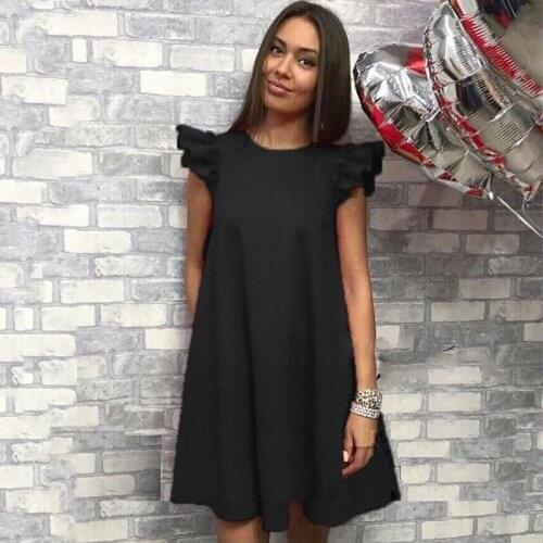 Dresses for women 2021 vestido de mujer robe summer mini red short sleeve dress jupe streetwear women lolita sexy ruffle dress