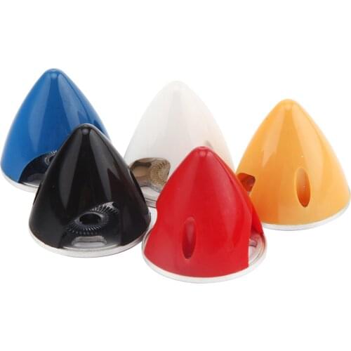 1 Piece 1.5" 1.75" 2" 2.25" 2.5" 2.75" 3" Plastic Prop Spinner With Aluminum Back RC Airplane Spinner