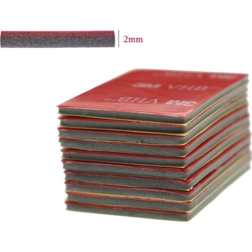 10pcs3M Double-sided Tape Square Gray Tape Foam Strong Adhesion Strong Acrylic Foam Tape Double-sided Tape 30x40x2mm