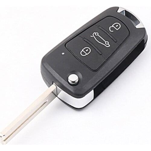 3 Buttons Flip Car Remote Blank Key Shell for GREAT WALL WINGLE STEED HAVAL HOVER H5 H6 C30 Folding Key Cover Uncut Blade