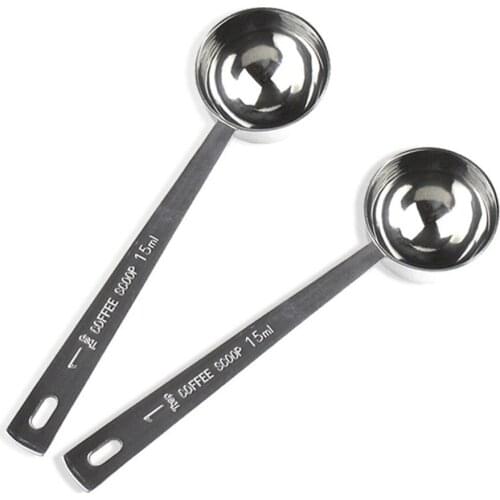 304 Stainless Steel Measuring Spoon Coffee Scoop 15ml Flavouring Tablespoon Kitchen Accessories