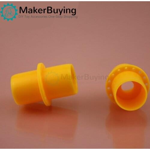 50pcs soft yellow tornado stopper water spout parts soft rubber stopper tornado soft column building block accessories toys