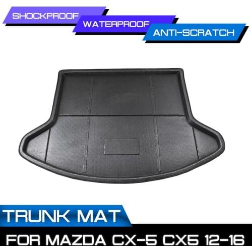 Car Rear Trunk Boot Mat Waterproof Floor Mats Carpet Anti Mud Tray Cargo Liner For Mazda CX-5 CX5 2012 2013 2014 2015 2016