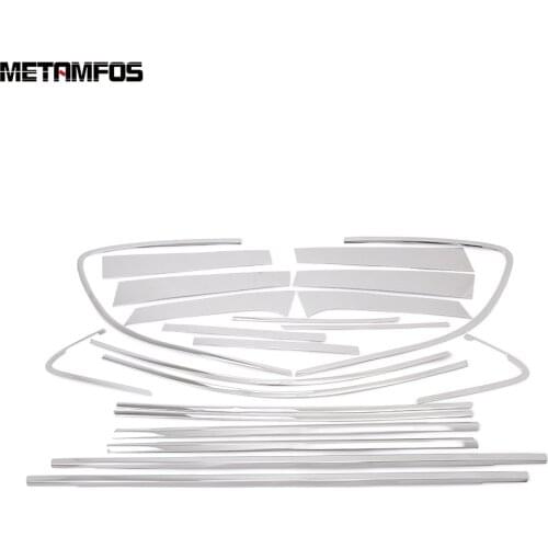 For Hyundai Santa Fe 2007 2008 2009 2010 2011 2012 Full Window Frame Molding Trim Decoration Strip Accessories Car Styling