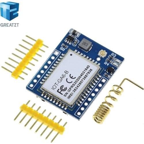 GREATZT Mini A6 GA6 GPRS GSM Kit Wireless Extension Module Board Antenna Tested Worldwide Store for SIM800L