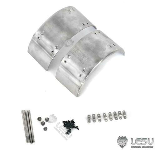 LESU 1/14 Metal Mudguard for RC Truck Tractor Model Dumper Trailer DIY TAMIYA Model TH17197