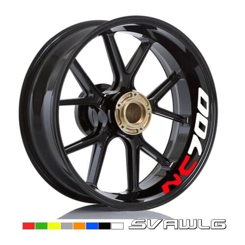 New high quality Motorcycle Wheel Tire Rim Stickers wheel For Honda NC700 NC700S NC700X Reflective sticker applique