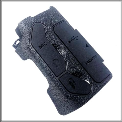New Original Repair Parts for Canon EOS 90D Camera Left Side Shell USB MIC HDMI Door Cover Cap Rubber