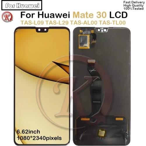 Original For Huawei Mate 30 LCD Display Touch Pnael Screen Digitizer Assembly For huawei mate30 TAS-L09 TAS-L29 TAS-AL00 TL00