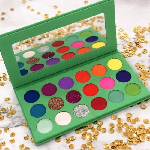5 Piece 18 Colors Vegan Eyeshadow Palette Private Label Custom Eye Shadow Palette Vendor