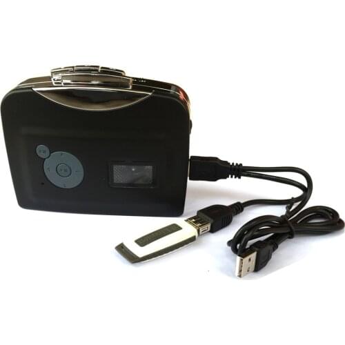 EzCAP231 USB Cassette Player converter, convert audio cassette to digital MP3 format save in USB Drive directly, no need pc