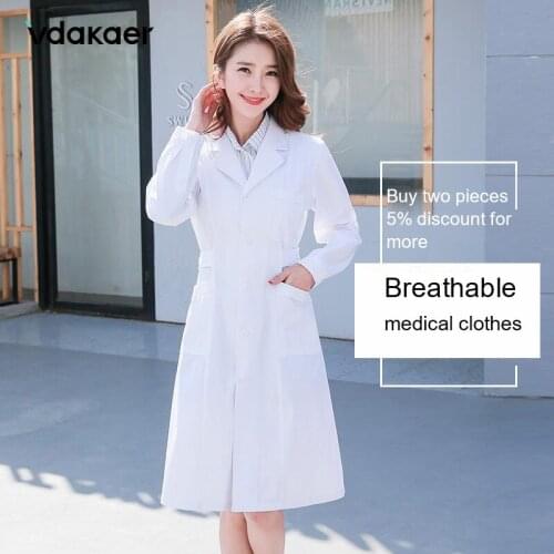 Long/Short sleeve worker clothes scrub uniform clinicos gown for women mens lab coats Labor insurance work clothes