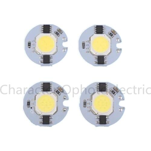 10 pcs COB LED Lamp Chip 3W 5W 7W 9W LED COB Bulb Lamp 220V IP65 Smart IC Driver Cold/ Warm White LED Spotlight Floodlight