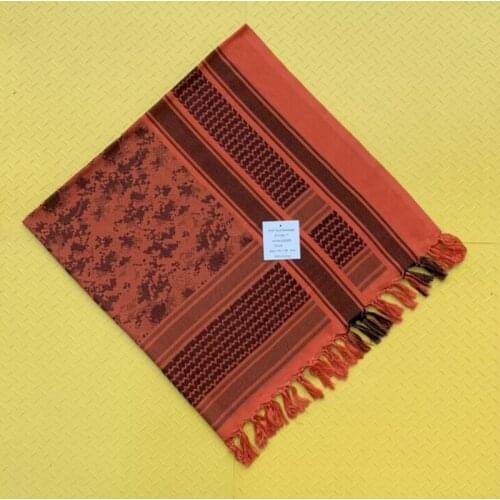 Tactical Keffiyeh Shemagh Arab Scarf Lightweight Shawl Neck Cover Cotton Windproof Camping Hunting Scarf Men Women