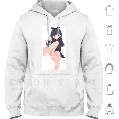 Do You Want To Taste My Feet ? Hoodie long sleeve Cotton Anime Sexy Manga Waifu Girls Girls Hentai Feet Foot