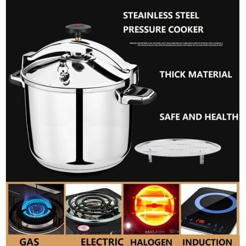3-30 litre Commercial Inox Pressure Cooker #304 stainless steel Cooking Pressure Cooker Large Hotal Induction cooker
