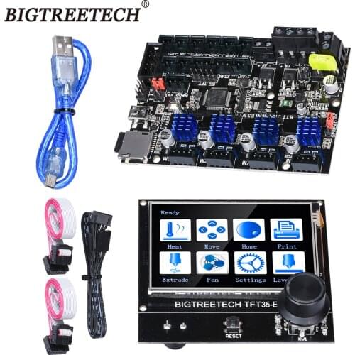 BIGTREETECH SKR MINI E3 V1.2 32Bit Board TFT35 E3 V3.0 Touch Screen TMC2209UART TMC2208 Motor Driver For Ender 3 3D Printer