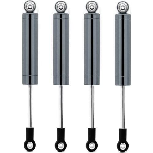 4Pcs Metal Built-In Spring 102Mm Shock Absorber Damper for 1/10 RC Crawler Axial SCX10 Traxxas TRX-4 MST Redcat