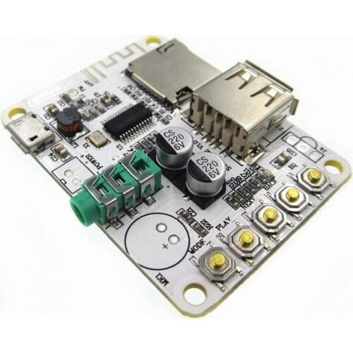 Bluetooth Audio Receiver Bluetooth MP3 Decoding USB TF Card Board Decoding Broadcast Output Level Before Play