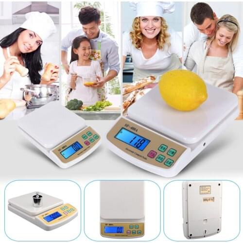 Food Scale Digital Blue Backlit LCD Display Multifunctional Food Scale for Kitchen Cooking Baking XH8Z